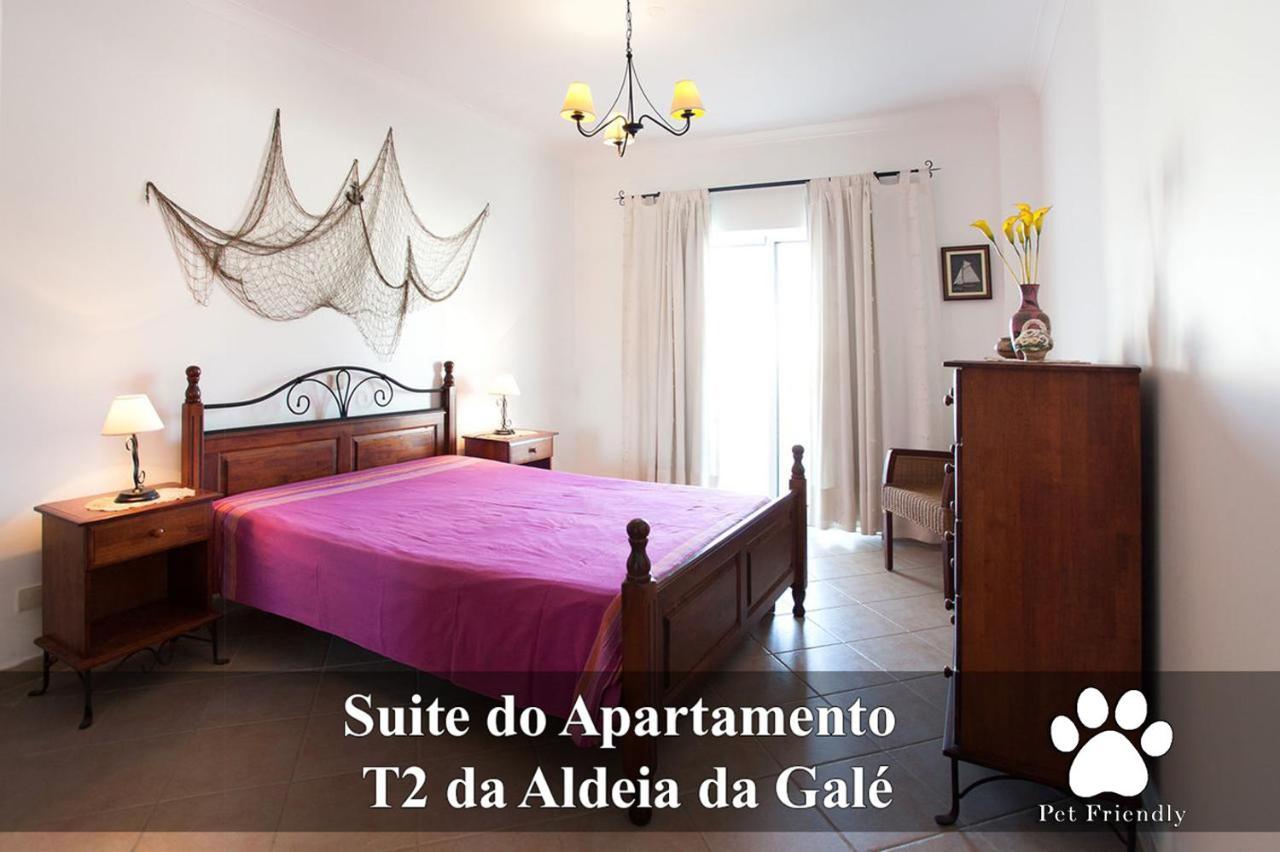 Os Apartamentos A Ramos Na Praia Da Gale Estao Inserido Em Condominio Com Piscina, Fica Apenas A 350 Metros Da Praia Da Gale - Apartamentos Com Ar Condicionado Tanto Nos Quartos Como Na Sala, Smart Tv Com Prime Video E Cozinha Completa Albufeira Ngoại thất bức ảnh