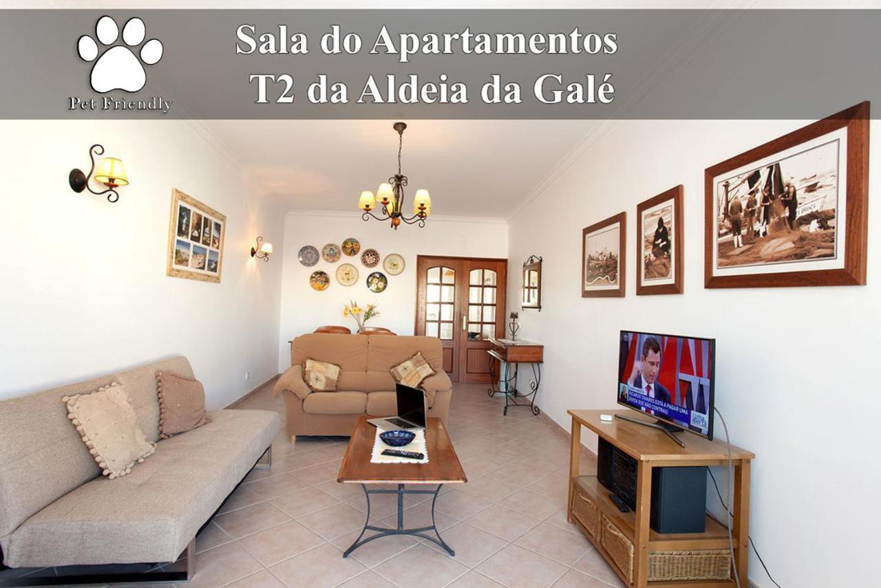 Os Apartamentos A Ramos Na Praia Da Gale Estao Inserido Em Condominio Com Piscina, Fica Apenas A 350 Metros Da Praia Da Gale - Apartamentos Com Ar Condicionado Tanto Nos Quartos Como Na Sala, Smart Tv Com Prime Video E Cozinha Completa Albufeira Ngoại thất bức ảnh
