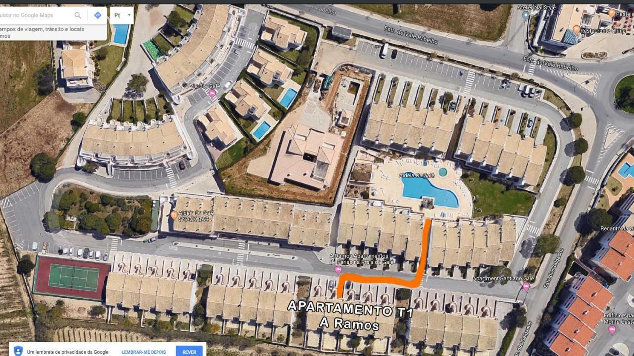 Os Apartamentos A Ramos Na Praia Da Gale Estao Inserido Em Condominio Com Piscina, Fica Apenas A 350 Metros Da Praia Da Gale - Apartamentos Com Ar Condicionado Tanto Nos Quartos Como Na Sala, Smart Tv Com Prime Video E Cozinha Completa Albufeira Ngoại thất bức ảnh